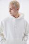 Unisex Oversize Sweatshirt Hoodie the Champ Printed White – Hooded, Kangaroo Pocket, 3 Thread Ribs - 3