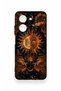 Redmi A5 Compatible Mystic Sun Pattern Silicone Case - 3
