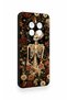 Realme 12 4g Compatible Flower Skeleton Pattern Silicone Case - 2