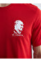 Zero Roba Collar Ataturk Printed Combed Cotton Men's T-Shirt from Uzg Store for Style Enthusiasts - 3