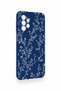 Samsung A23 Compatible Thin Leaf Branch Patterned Silicone Case - 3