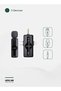 GM-79X Single Microphone with 3-Level Noise Cancelation / LED Display / Real Time Monitoring/ Ultra Low Delay / 360 degree Omnidirectional / Type-C / AUX / Lightning - Black - 6