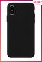 Black Liquid Inside Velvet Matte Silicone Case for iPhone XS Max
