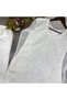 White Faux Georgette Kameez Salwar Dupatta - HRT2612-White-Size-M-38-Inches - 3