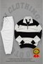 New Season Men's Oversize Zippered Collar Detailed Bottom-Top Tracksuit Set - 3 Thread Combed Cotton Fabric Casual Premium Sports Set - 2