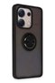 Aconcept Redmi Note 13 4g Case Montreal Silicone Cover with Ring (32228) - Black - 2