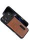 Aconcept iPhone 17 Pro Sara Leather Case with Business Card Holder (64548) - Tan - 2