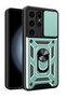 Aconcept Galaxy S24 Ultra Case Pars Lens Ringed Silicone (114716) - Green