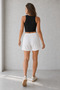 Women's Mila Comfortable Cut Daily Shorts with Elastic Waist and Pockets - 5