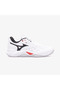 Wave Momentum Pro Unisex White Volleyball Shoes