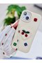 iPhone 15 - 14 and 13 Compatible Dantel Charm Cherry Design Flexible Silicone Case - 2