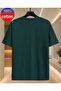 Men's T-Shirt, 100% Cotton, Printed T-Shirt, Deer Pattern, Crew Neck, Short Sleeve, Casual Wear, Modern Design. - 2