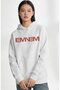 Eminem Rapper Singer Back Printed Unisex Oversize Combed Cotton Hoodie - 2