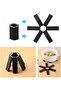 Foldable Trivet Heat-Resistant Pot and Pan Mat |   Compact Storage, Hexagonal Design, Sıca - 3