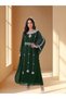 Women's Rhinestone Embellished Chiffon Kaftan Dress - Belted Formal Maxi Jalabiya