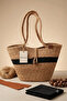 Straw Beach Bag Handmade Bohemian Summer Shoulder Bag for Women - 3