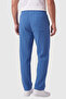 Blue 97% Cotton Muslin Fabric Comfortable Fit Breathable Summer Men's Trousers 2600260 - 4