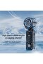 Portable Handheld Ice Fan with Cooling Plate & LED Light – Foldable Mini Fan with Digital Display & USB Rechargeable