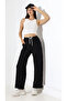 Black Night Blossom Embroidered Baggy Sweatpants - 5