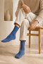 Solid Color Men's Sports Socks Navy Blue Men's Sports Socks - 5