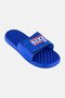 Men Philadelphia 76ers Bar Slip On Slides, Blue