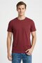 Men Crew Neck Short Sleeve Solid T-shirt, Maroon