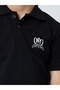Boys Black Regular Fit Cotton Polo T-Shirt - 3