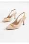 Women's Patent Leather Biyana Model Buckle Detailed Evening Dress Stiletto Classic Heeled Shoes - 2