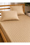 Premium Striped Satin Fitted Sheet Set – Modern Elegance and Ultimate Comfort - 3