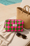 Makeup Bag Quilted Organizer - Travel Cosmetic Organizer Zippered Multi-Purpose Women's Bag 20X10X7 cm - 3