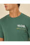 Men Green Printed Basic Graphic T-Shirt - 4