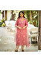 Pink Viscose Rayon Top Bottom & Dupatta - VRN1038 | Pink-Size:XL-42-Inches - 3