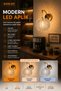 Decorative 12W Indoor Bronze Case 3-Color Light Modern Wall Sconce Electric 10 Pcs - 5