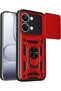 Zngzrmll Poco X8 Pro Max Pars Lens Ringed Silicone (163823) - Red