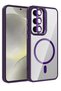 Matxzngz Galaxy S24 Fe Cover with Remim Lens and Magsafe Stand - (01901) Deep Purple