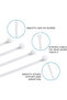 20CM Cable Ties White (100 Pack)-Heavy Duty Nylon Plastic Zip Ties with 18LBS Tensile Strength - 4