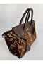 Bag Kilim and Brown Leather - 4
