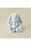 Rabbit Figured Pillow - Blue - 50 cm