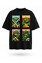 Ninja Turtles Printed Washable Relaxed Fit Unisex T-Shirt