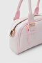 Saffiano Adjustable Hand and Crossbody Bag Powder Pink - 4