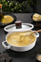 Fika Ceramic Coated Induction Cooker with Glass Lid 20 cm - White