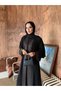 Plus Size Striped Patterned Stoned Evening Dress - 6