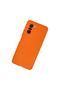 Xiaomi poco f3 case nano inner velvet silicone - orange - 3