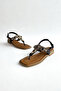 Black Stone Women's Flat Sandals Ew4043 - 2