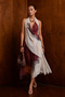 Archi Halter Neck Long Flowy Dress - 4