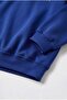 Children's Polo Collar Blue School Sweatshirt with Embroidery Detail - 4
