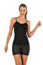 Women's Thin Strap Athlete Corset Gathering Knitted Seamless Silky Firming Body Shaper - 3