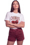 Women's Cherries Cherry Printed Relaxed Fit T-Shirt White - 6