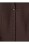 Ozmarka New Season Brown Regular Fit Women's Shirt - 7