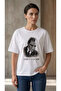 Ataturk Printed T-Shirt Short Sleeve Crew Neck T-Shirt - White - 2
